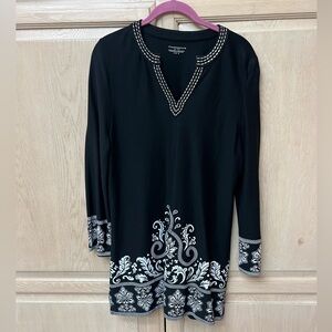 Charter Club L comfy blouse stretch